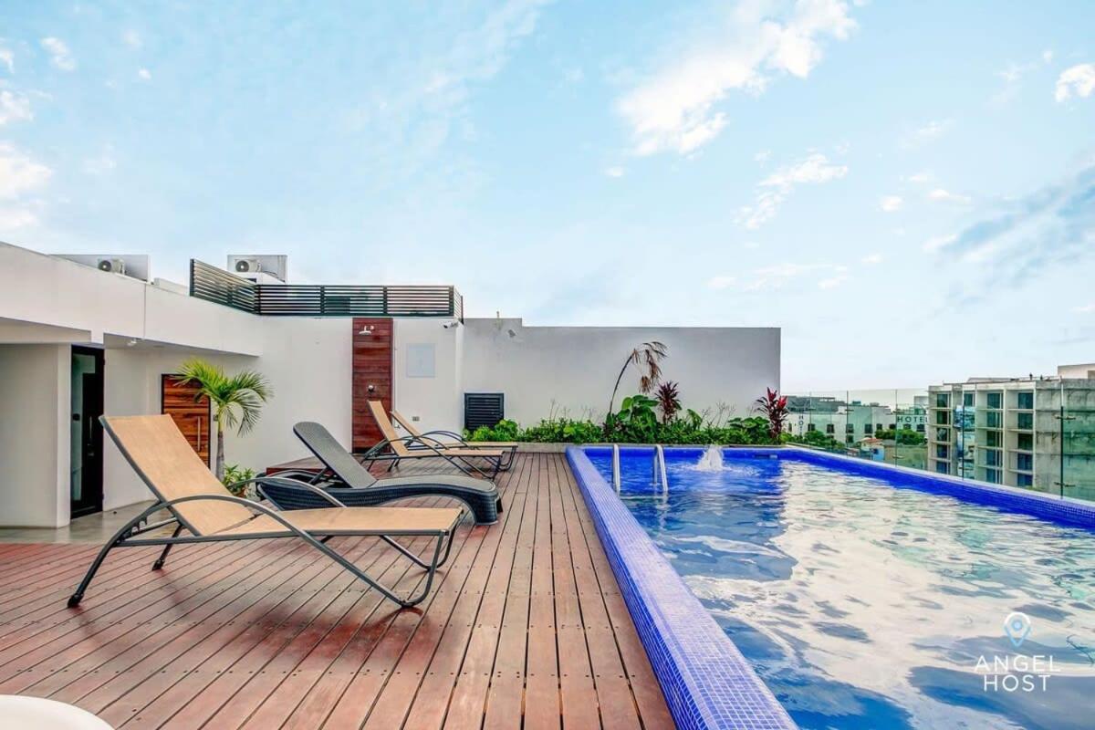 Сasa de vacaciones With Amenities Sleeps 8 Roof Pool Gym Playa del Carmen